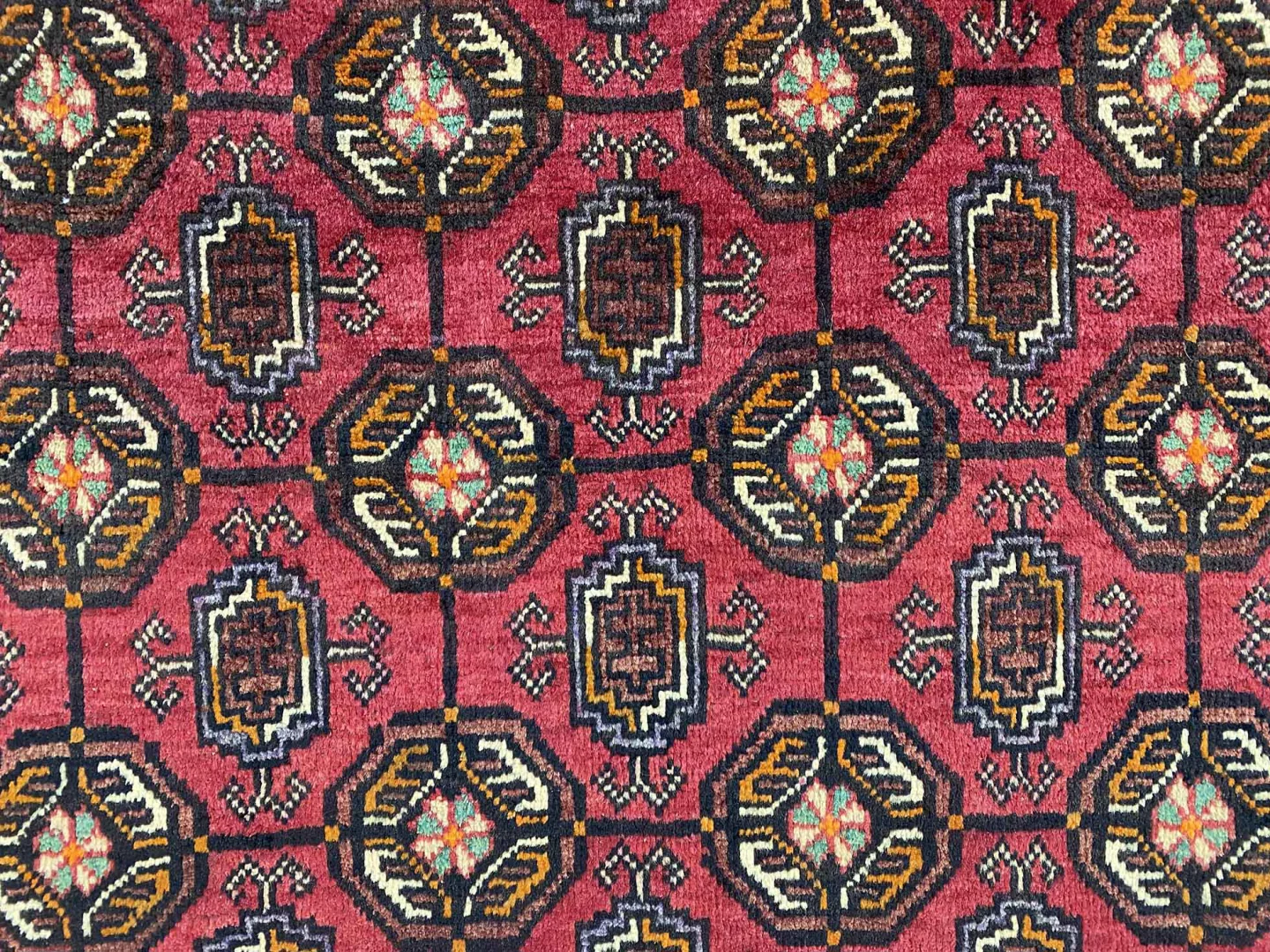Perserteppich Belutsch 231 x 120 cm Wolle handgeknüpft