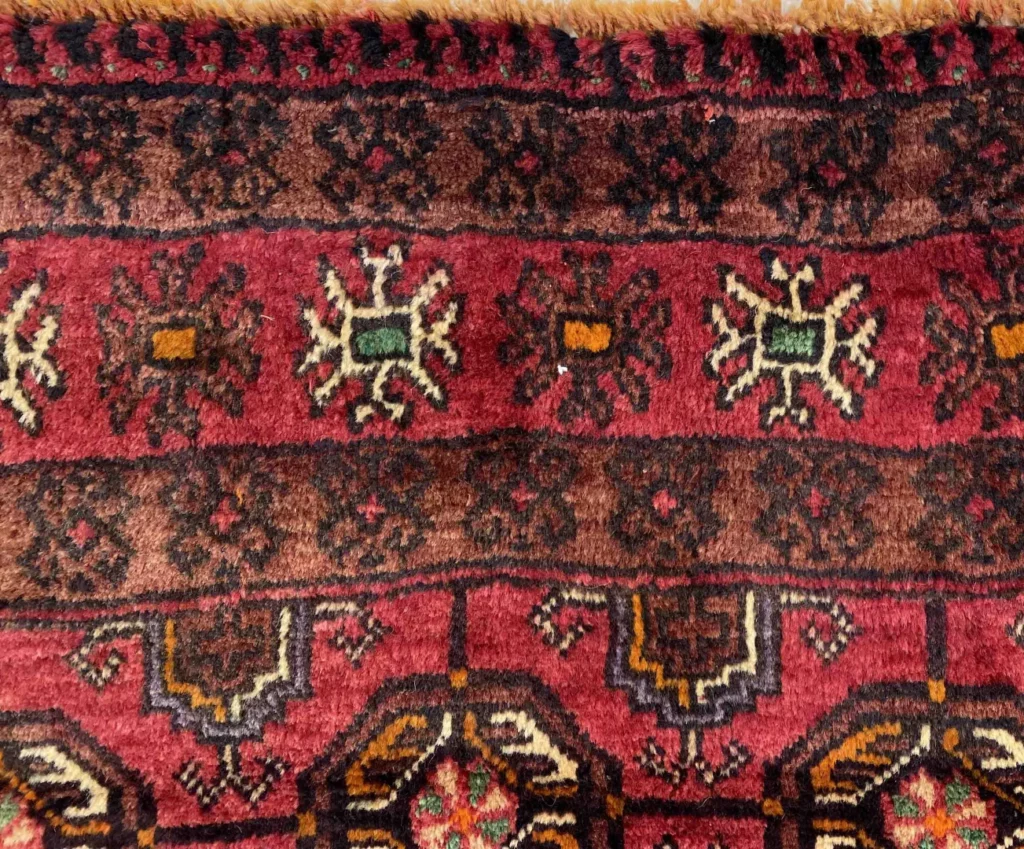 Perserteppich Belutsch 231 x 120 cm Wolle handgeknüpft