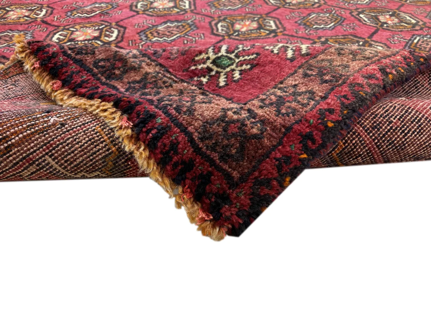 Perserteppich Belutsch 231 x 120 cm Wolle handgeknüpft