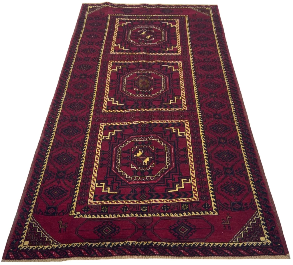 Perserteppich Belutsch 234 x 128 cm Wolle handgeknüpft