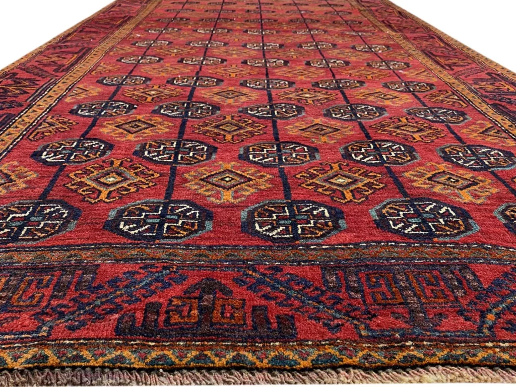 Orientteppich Belutsch 237 x 112 cm Wolle handgeknüpft