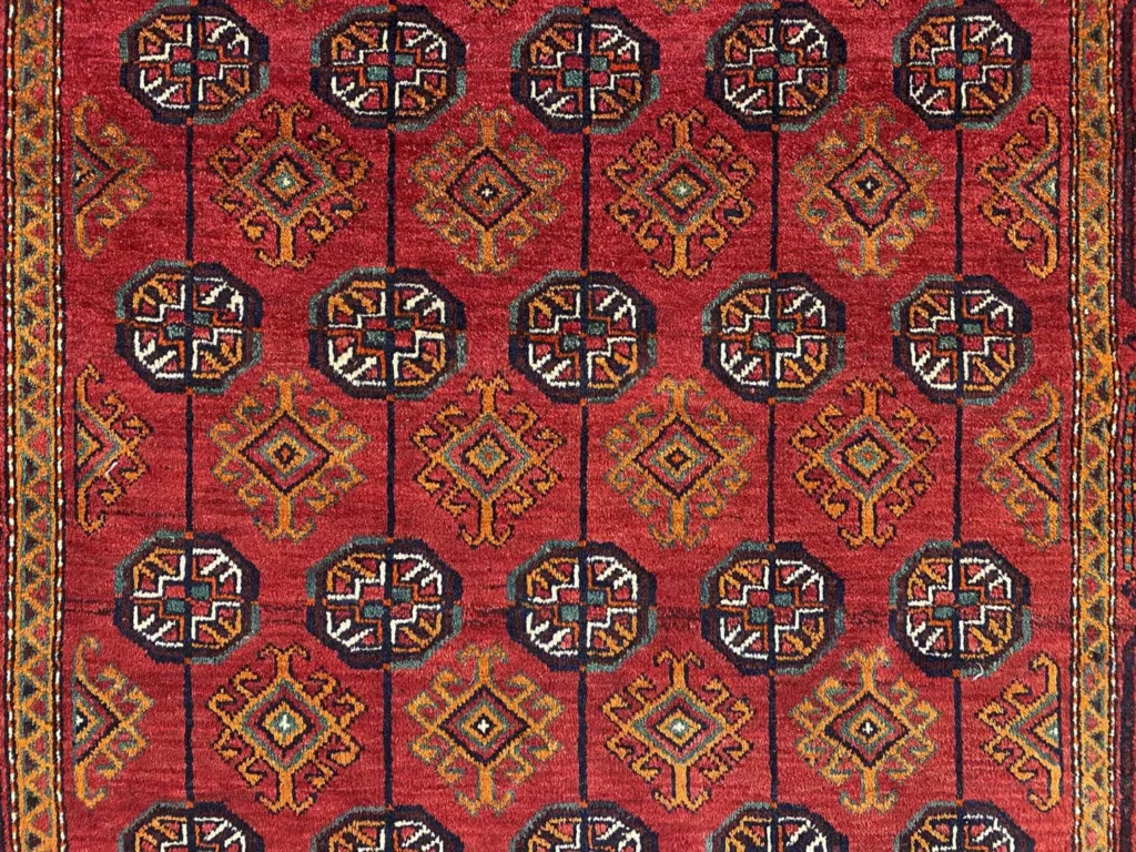 Orientteppich Belutsch 237 x 112 cm Wolle handgeknüpft