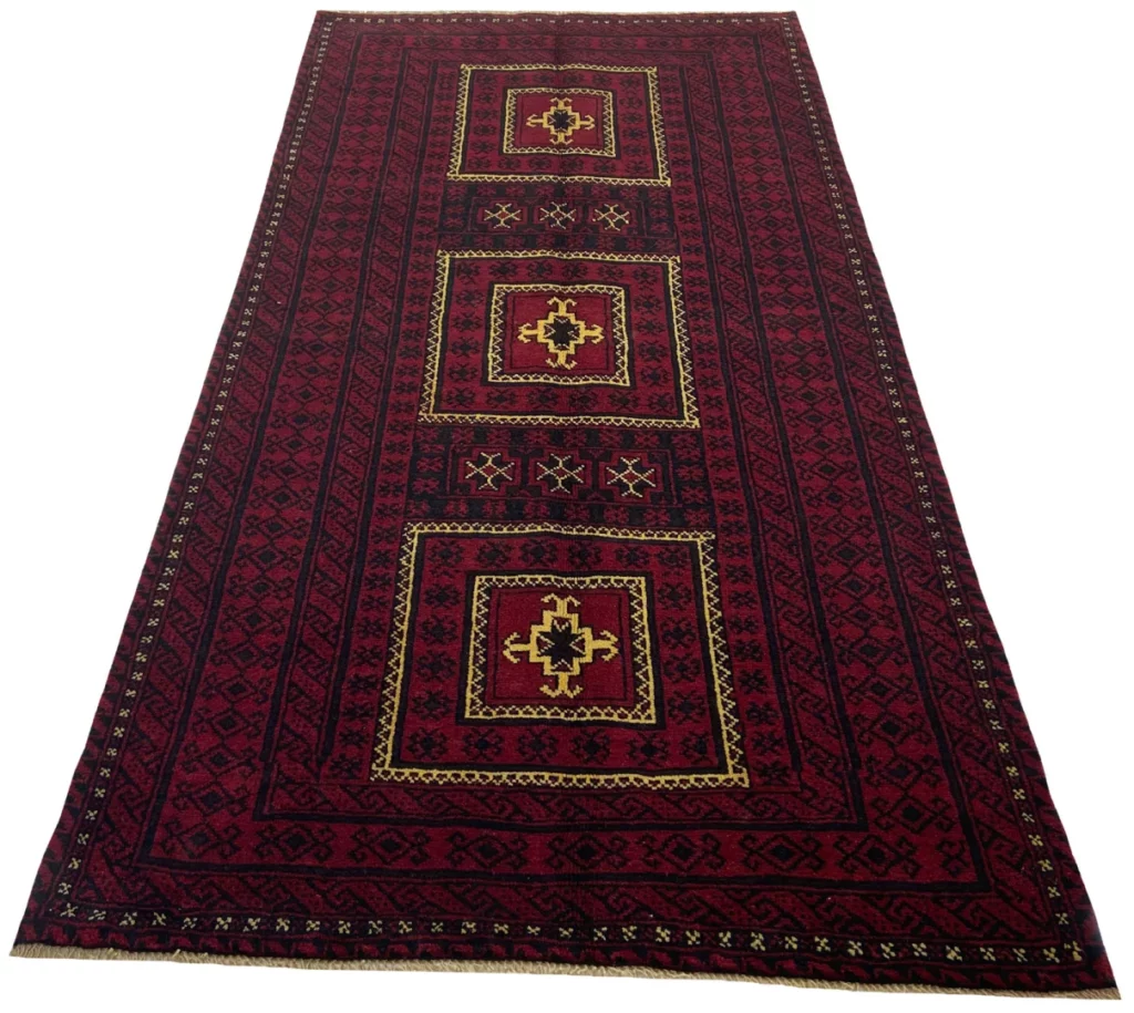 Perserteppich Belutsch 240 x 124 cm Wolle handgeknüpft