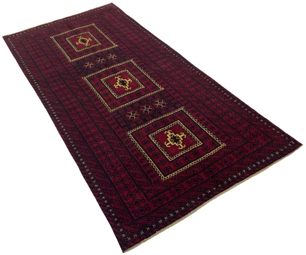 Perserteppich Belutsch 240 x 124 cm Wolle handgeknüpft