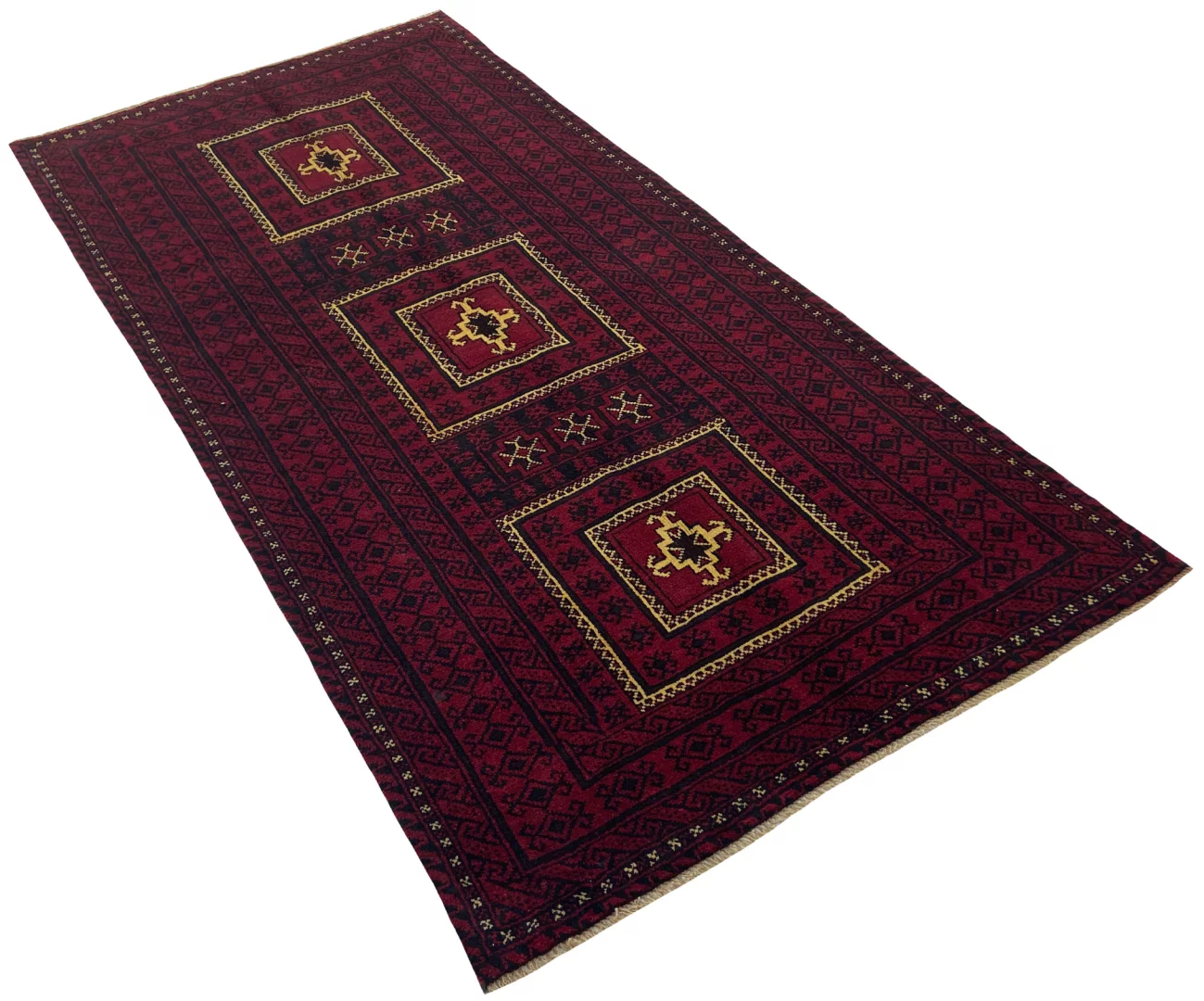 Perserteppich Belutsch 240 x 124 cm Wolle handgeknüpft
