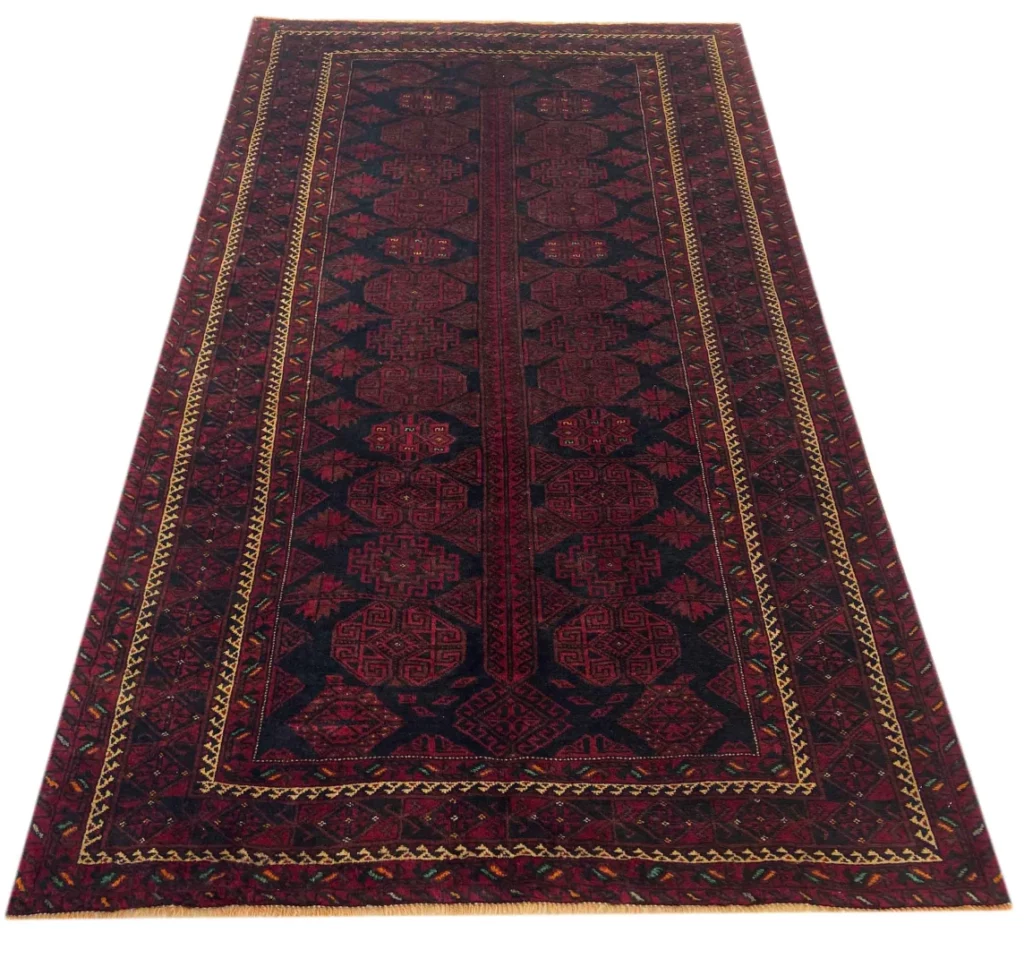 Orientteppich Belutsch 240 x 134 cm Wolle handgeknüpft