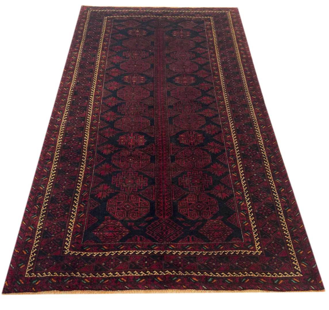 Orientteppich Belutsch 240 x 134 cm Wolle handgeknüpft