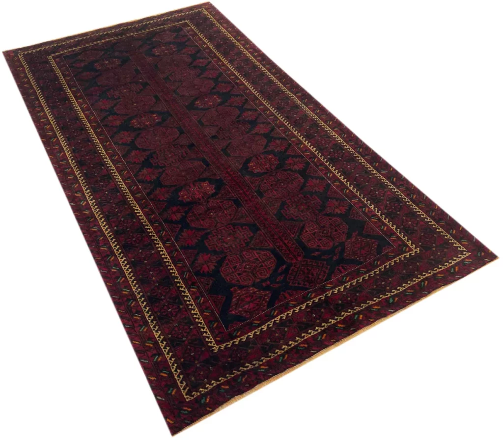 Orientteppich Belutsch 240 x 134 cm Wolle handgeknüpft