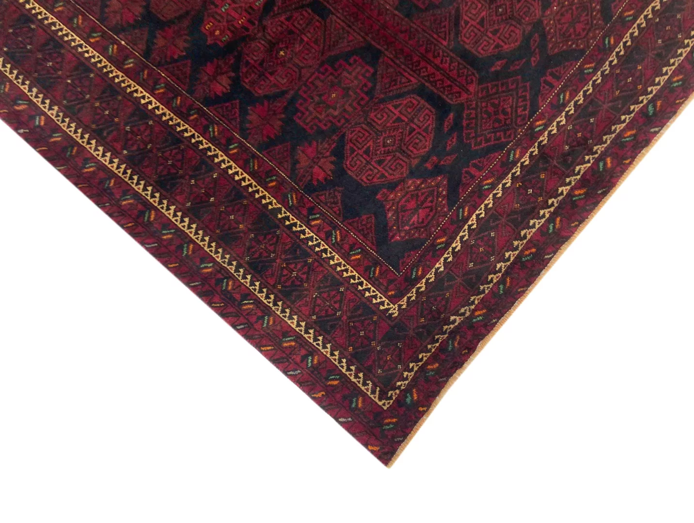 Orientteppich Belutsch 240 x 134 cm Wolle handgeknüpft