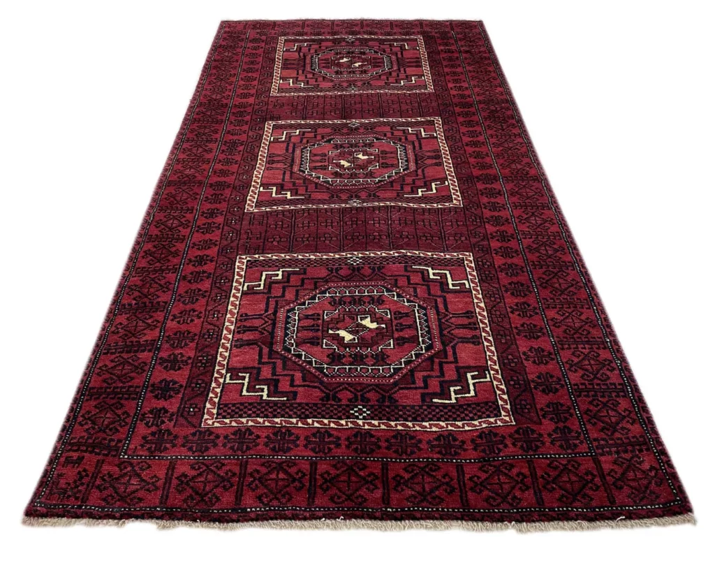 belutsch-teppich-247-x-126-cm-knotendichte-120000-250000-knoten-m-1-1 Perserteppich Balutschistan 247 x 126 cm handgeknüpft