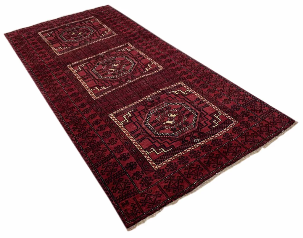 belutsch-teppich-247-x-126-cm-knotendichte-120000-250000-knoten-m-1-2 Perserteppich Balutschistan 247 x 126 cm handgeknüpft