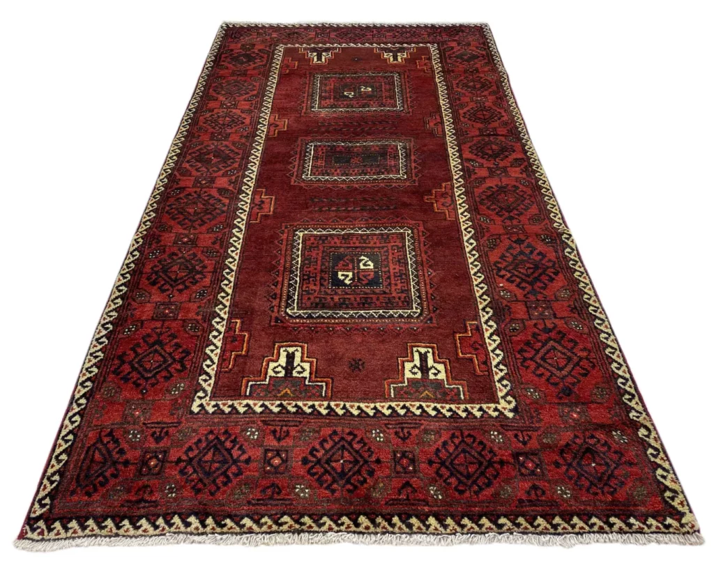 Perserteppich Belutsch 266 x 133 cm Wolle handgeknüpft