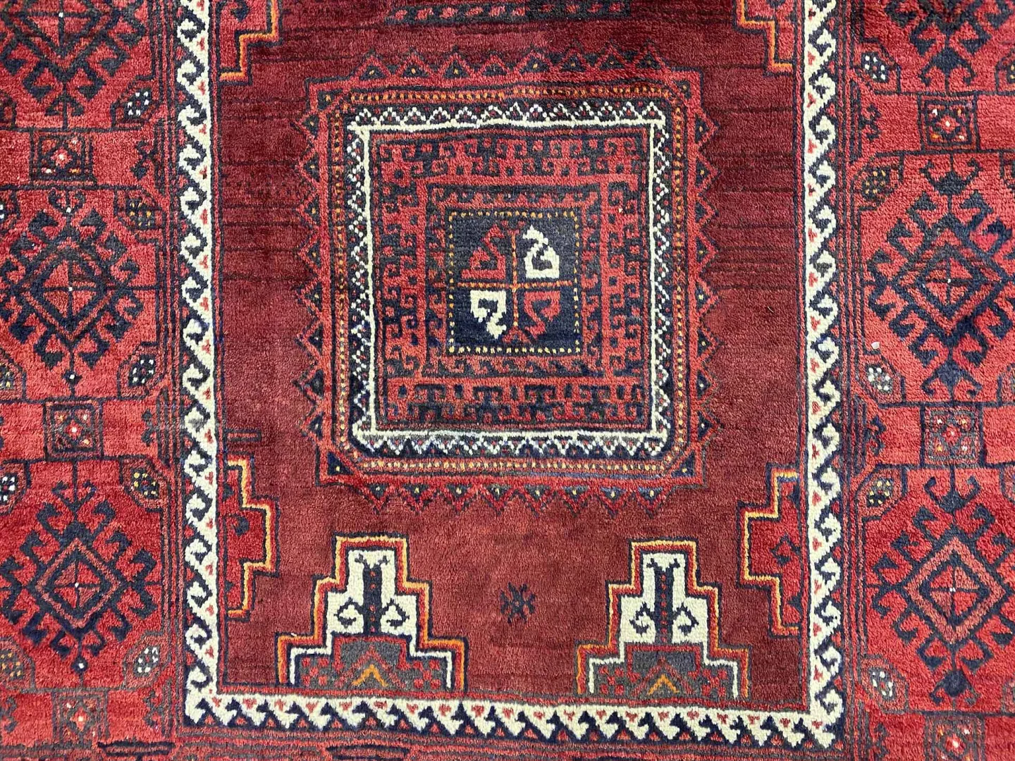 Perserteppich Belutsch 266 x 133 cm Wolle handgeknüpft