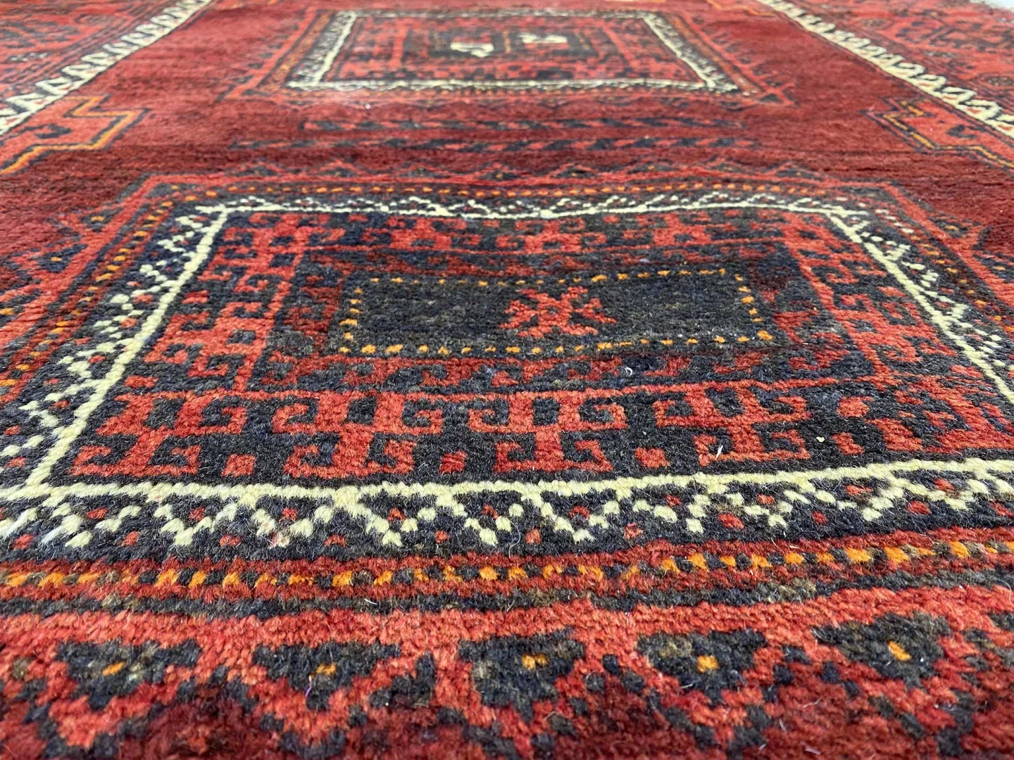 Perserteppich Belutsch 266 x 133 cm Wolle handgeknüpft