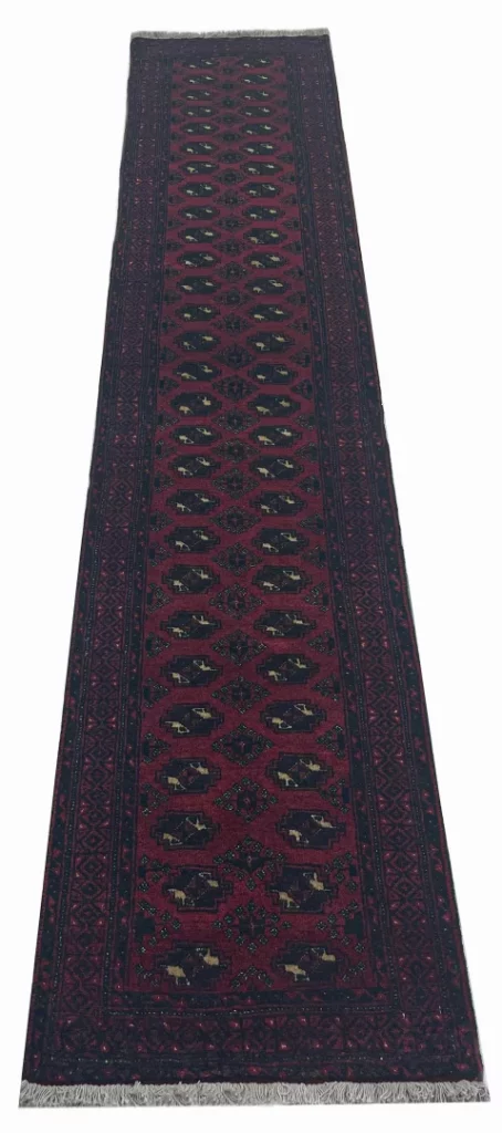 Perserteppich Belutsch 275 x 52 cm Wolle handgeknüpft