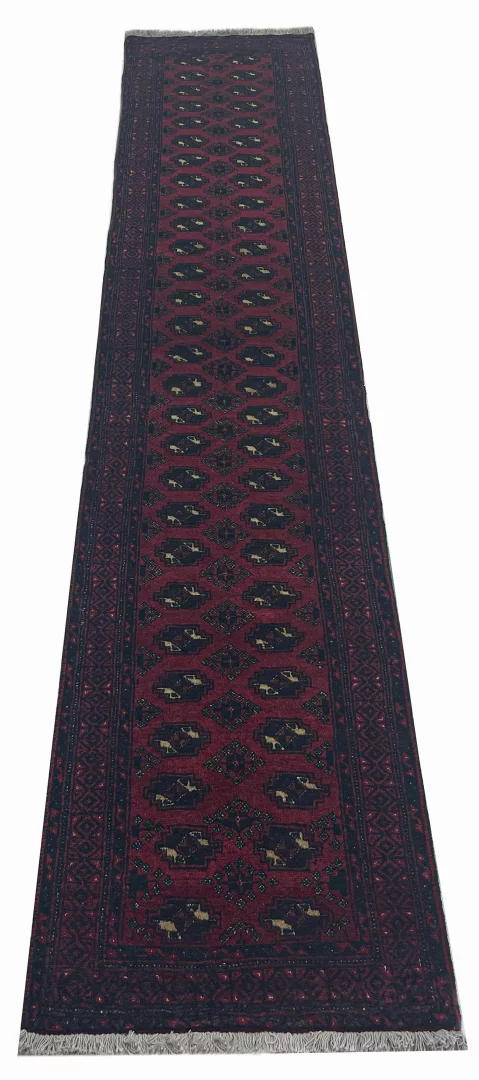 Perserteppich Belutsch 275 x 52 cm Wolle handgeknüpft