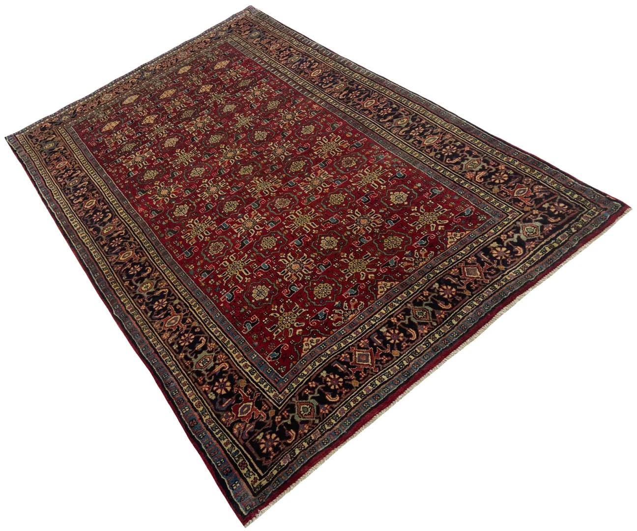 Perserteppich Bidjar 236 x 151 cm Wolle handgeknüpft