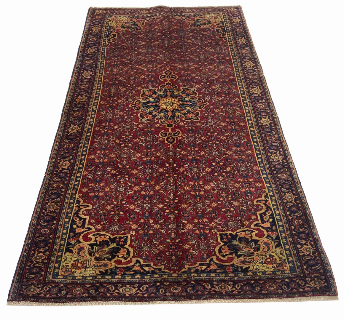 Perserteppich Bidjar 238 x 132 cm Wolle handgeknüpft