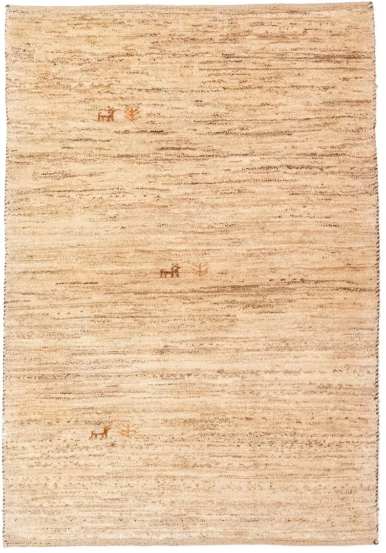 Perserteppich Gabbeh 144 x 100 cm Wolle handgeknüpft