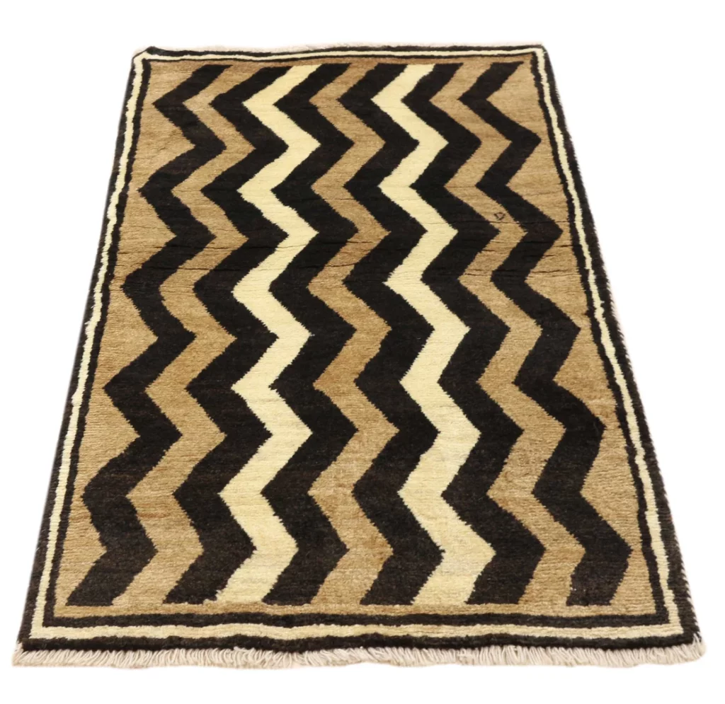gabbeh-shuli-149-x-82-cm-knotendichte-90000-180000-m-frei-erfundene-1 Perserteppich Fars 149 x 82 cm Wolle handgeknüpft
