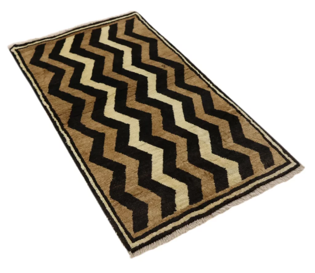 gabbeh-shuli-149-x-82-cm-knotendichte-90000-180000-m-frei-erfundene-2 Perserteppich Fars 149 x 82 cm Wolle handgeknüpft
