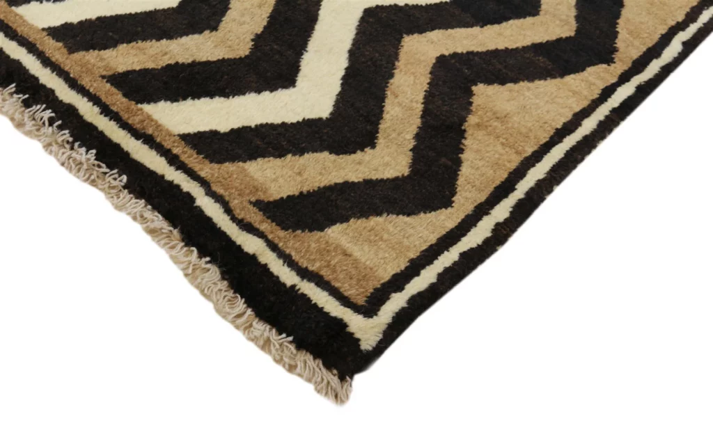 gabbeh-shuli-149-x-82-cm-knotendichte-90000-180000-m-frei-erfundene-3 Perserteppich Fars 149 x 82 cm Wolle handgeknüpft