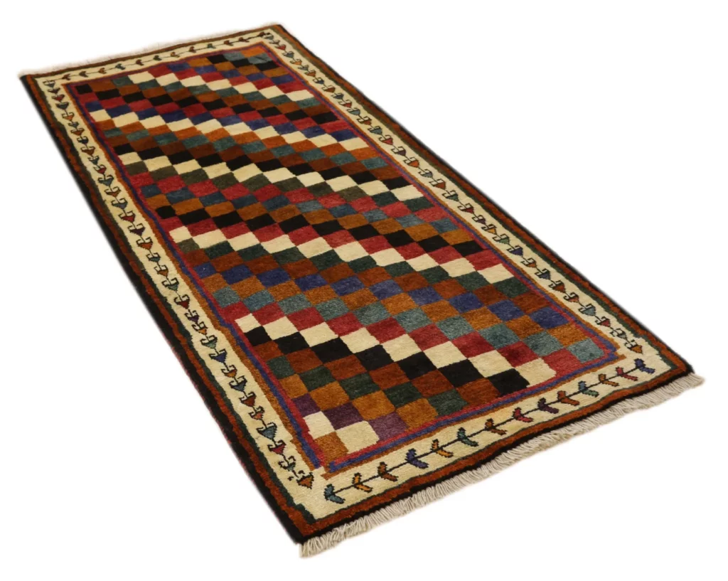 Perserteppich Gabbeh-Shuli 195 x 92 cm Wolle handgeknüpft
