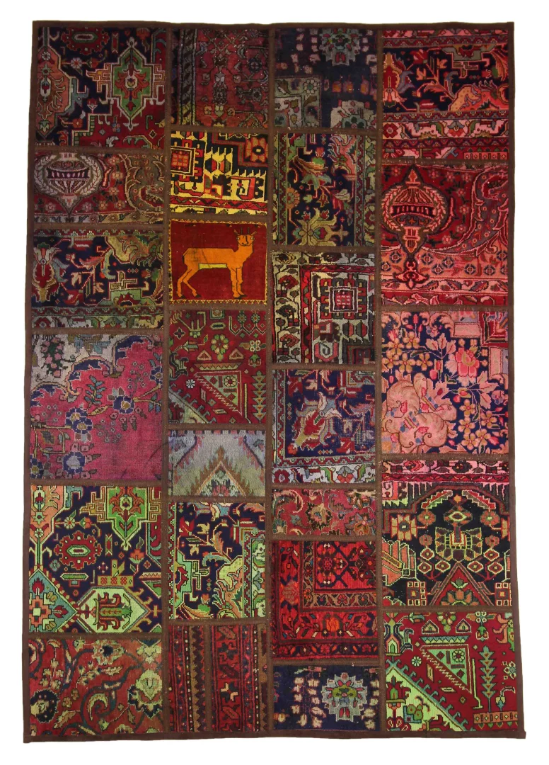 Orientteppich 240 x 165 cm handgeknüpft