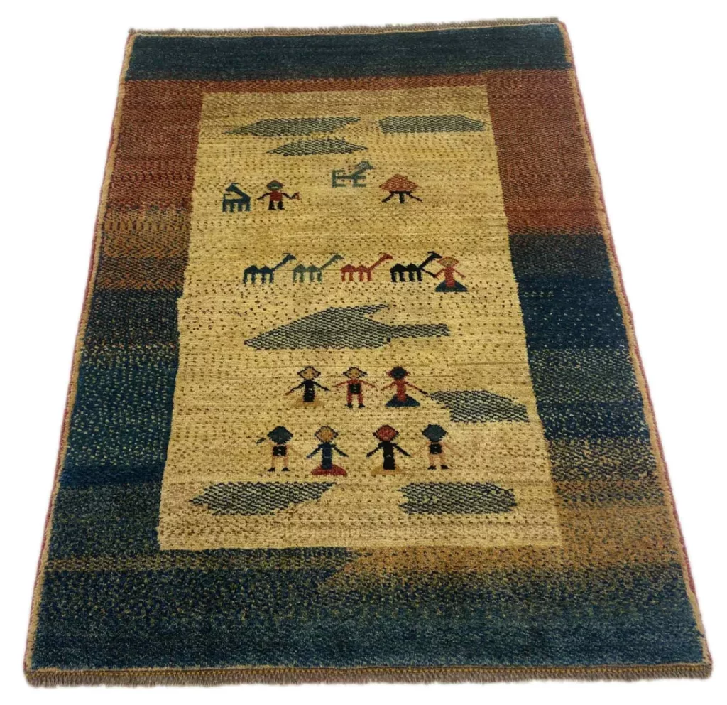 Perserteppich Fars 138 x 103 cm Wolle handgeknüpft