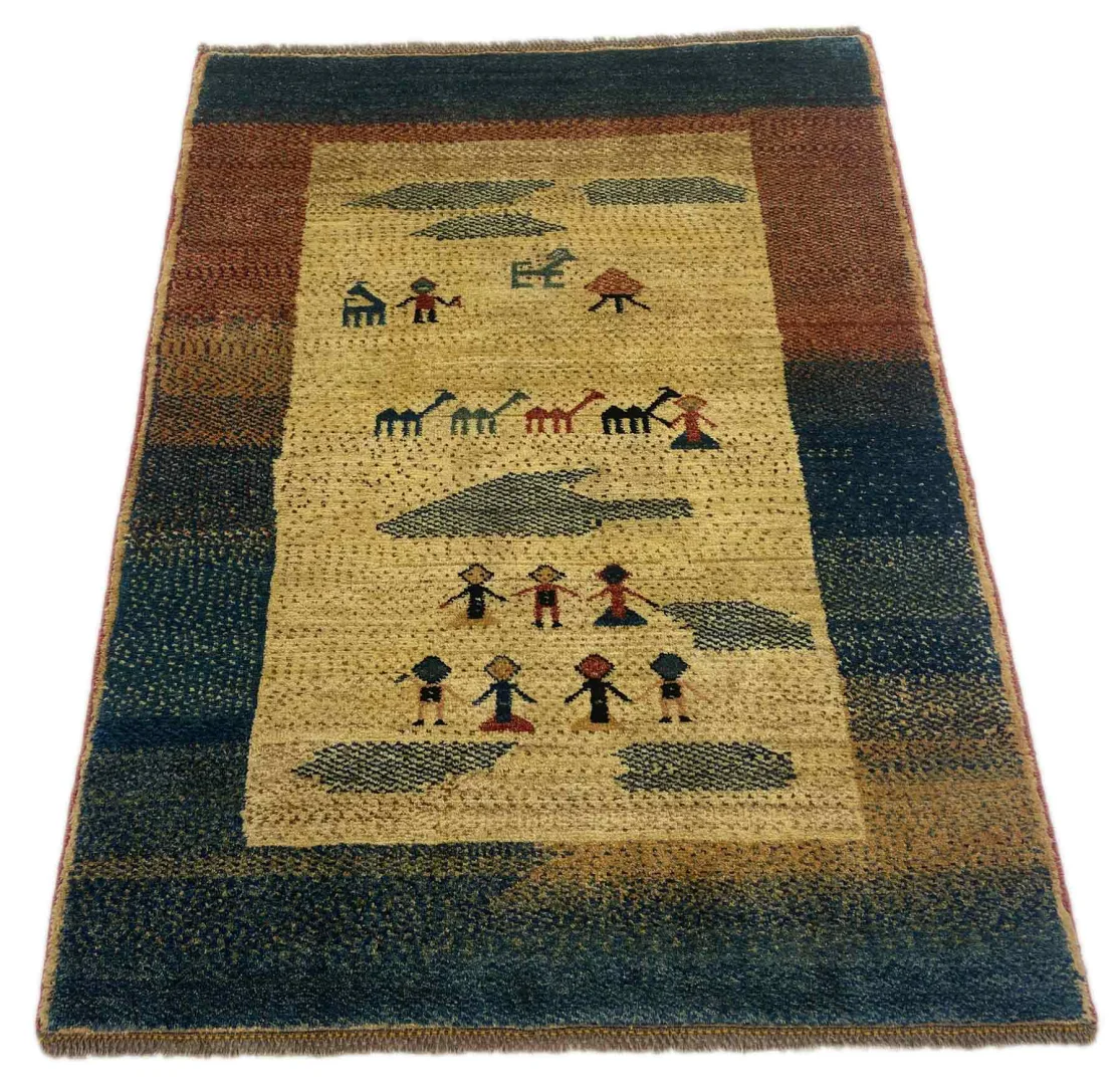 Perserteppich Fars 138 x 103 cm Wolle handgeknüpft