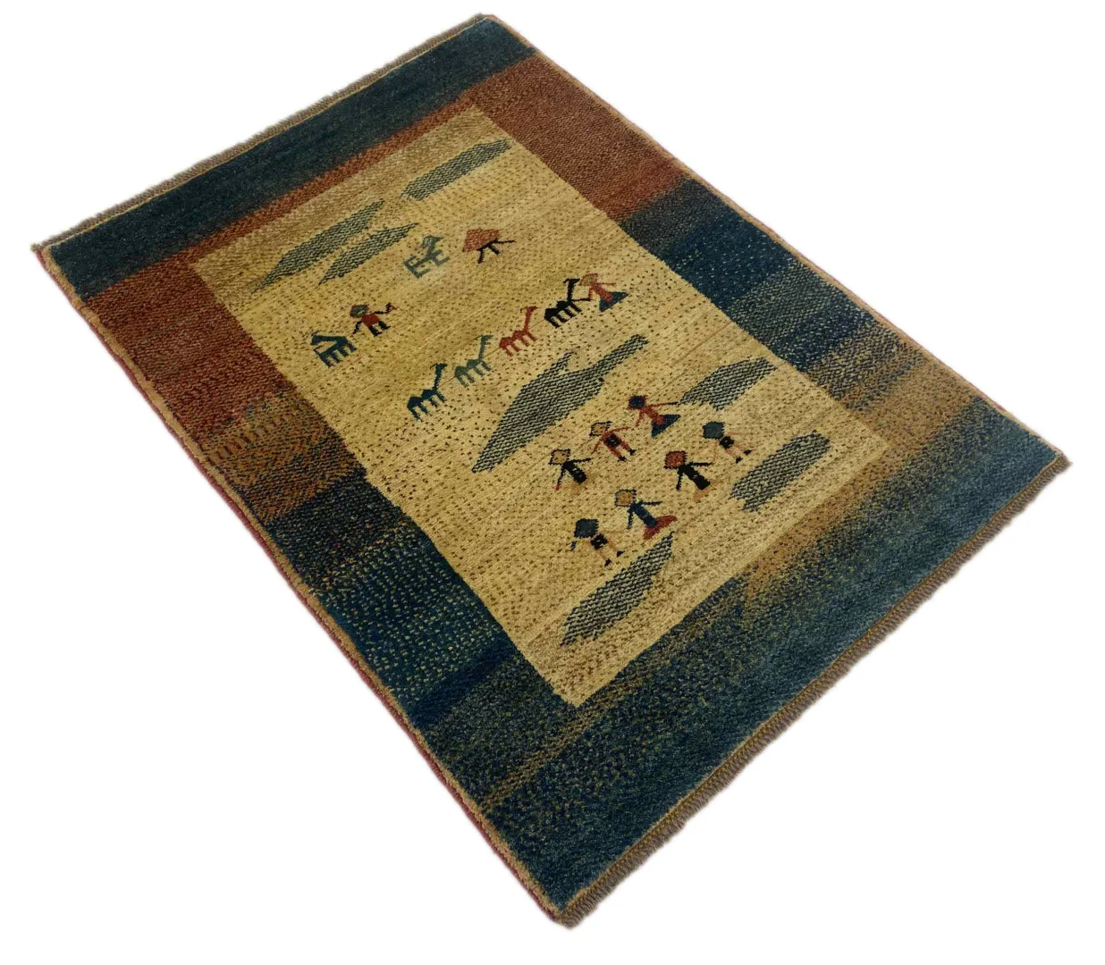 Perserteppich Fars 138 x 103 cm Wolle handgeknüpft