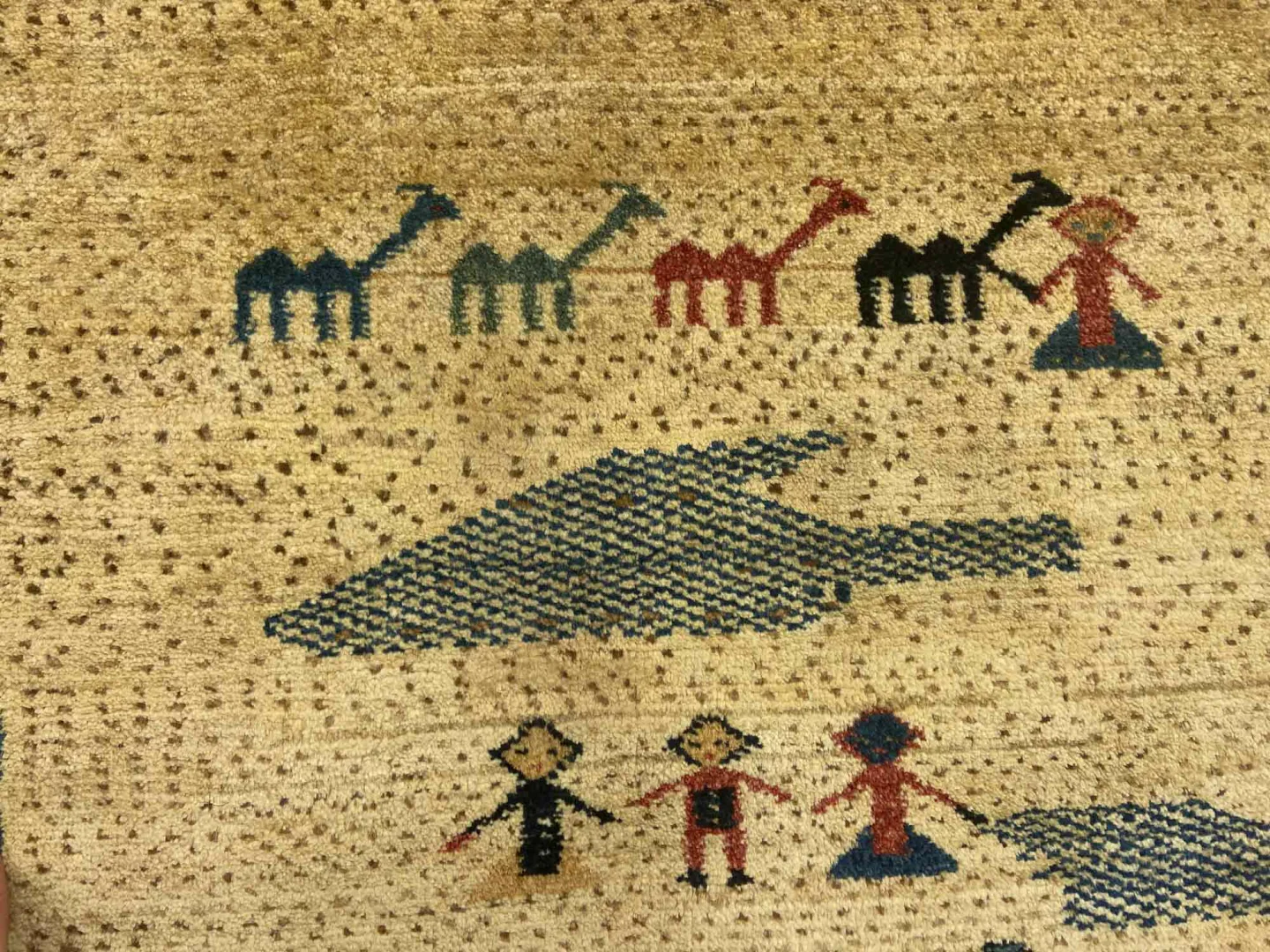 Perserteppich Fars 138 x 103 cm Wolle handgeknüpft