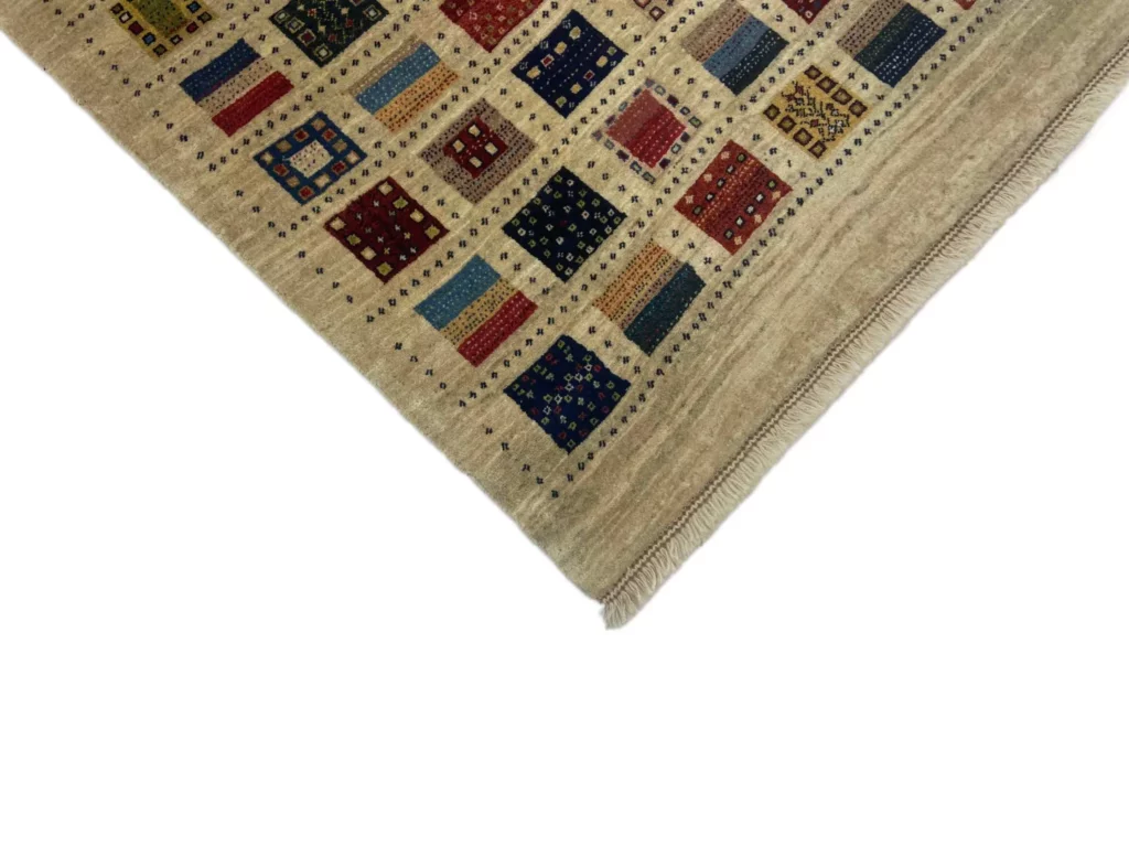 Perserteppich Fars Gabbeh 141 x 103 cm Wolle handgeknüpft