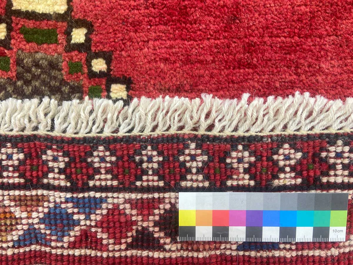 Perserteppich Gabbeh 142 x 102 cm Schurwolle handgeknüpft