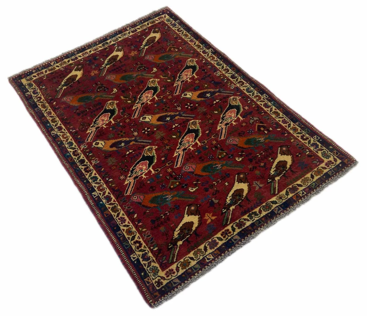 Perserteppich Fars 142 x 106 cm Wolle handgeknüpft
