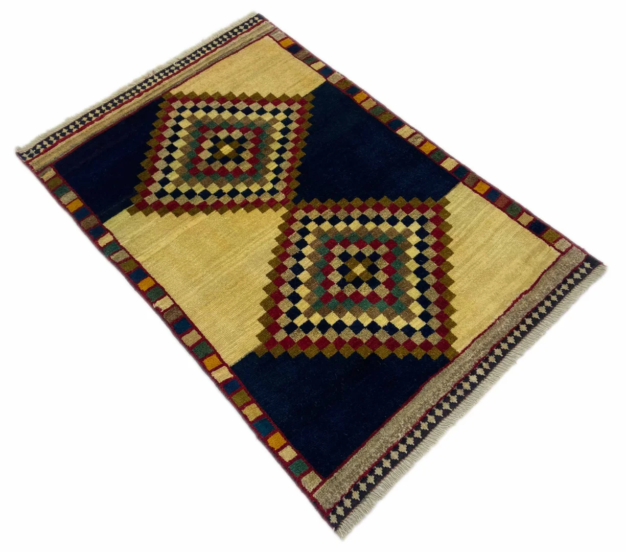 Perserteppich Fars 144 x 100 cm Schurwolle handgeknüpft