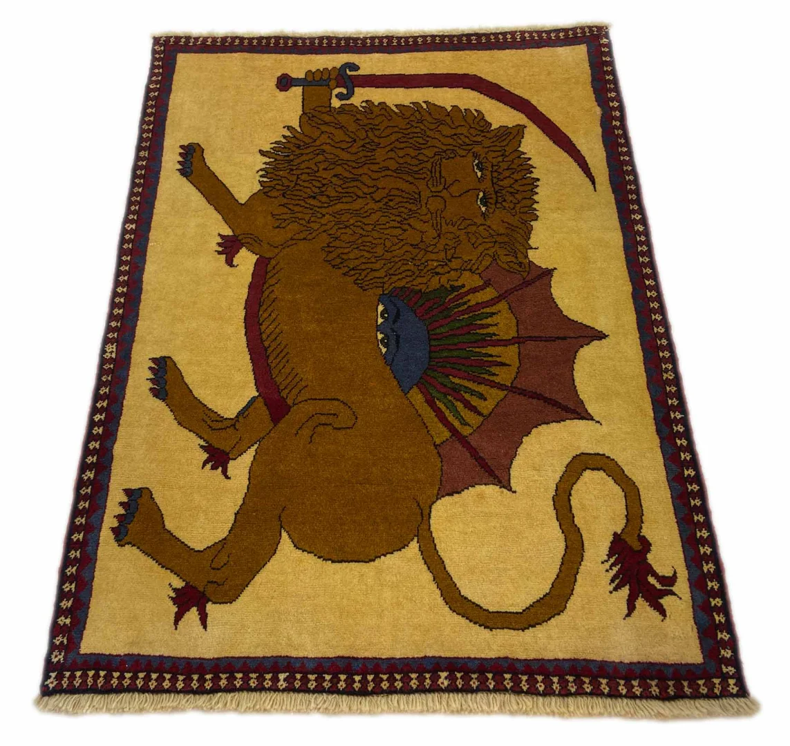 Perserteppich Fars 144 x 103 cm Schurwolle handgeknüpft