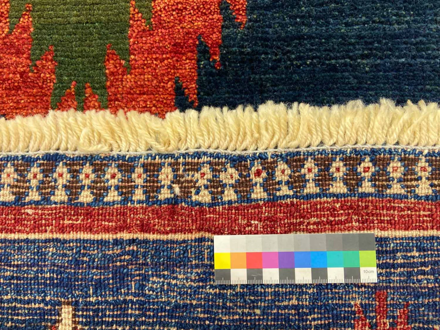 Perserteppich Gabbeh 145 x 109 cm Schurwolle handgeknüpft