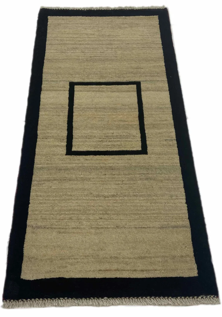 gabbeh-teppich-146-x-70-cm-50000-180000-knoten-m-hoher-und-weicher-1 Perserteppich Fars 146 x 70 cm Wolle handgeknüpft