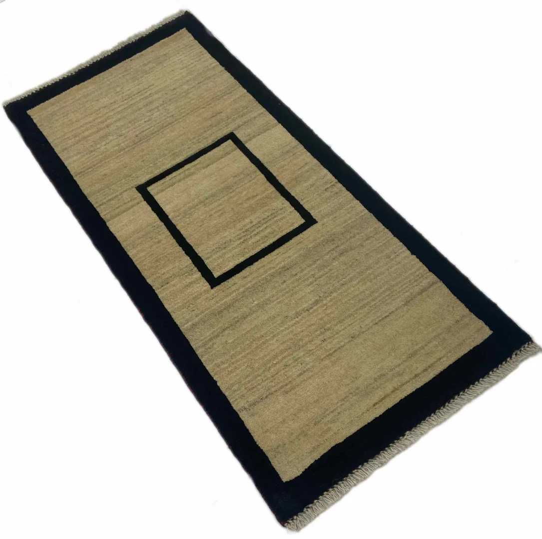 gabbeh-teppich-146-x-70-cm-50000-180000-knoten-m-hoher-und-weicher-2 Perserteppich Fars 146 x 70 cm Wolle handgeknüpft