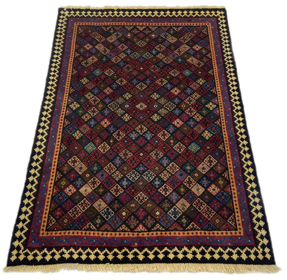 Perserteppich Fars 147 x 103 cm Schurwolle handgeknüpft