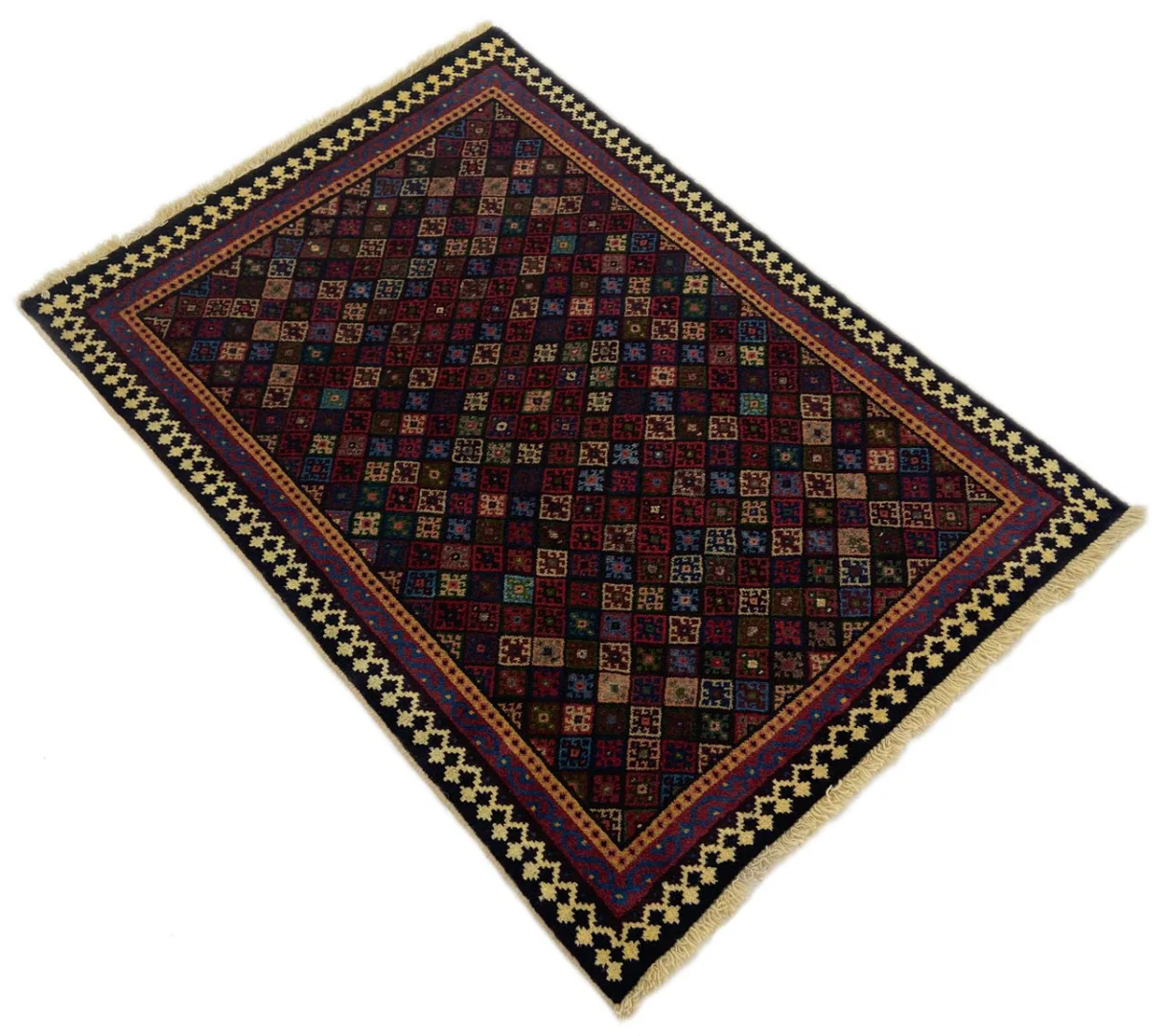 Perserteppich Fars 147 x 103 cm Schurwolle handgeknüpft