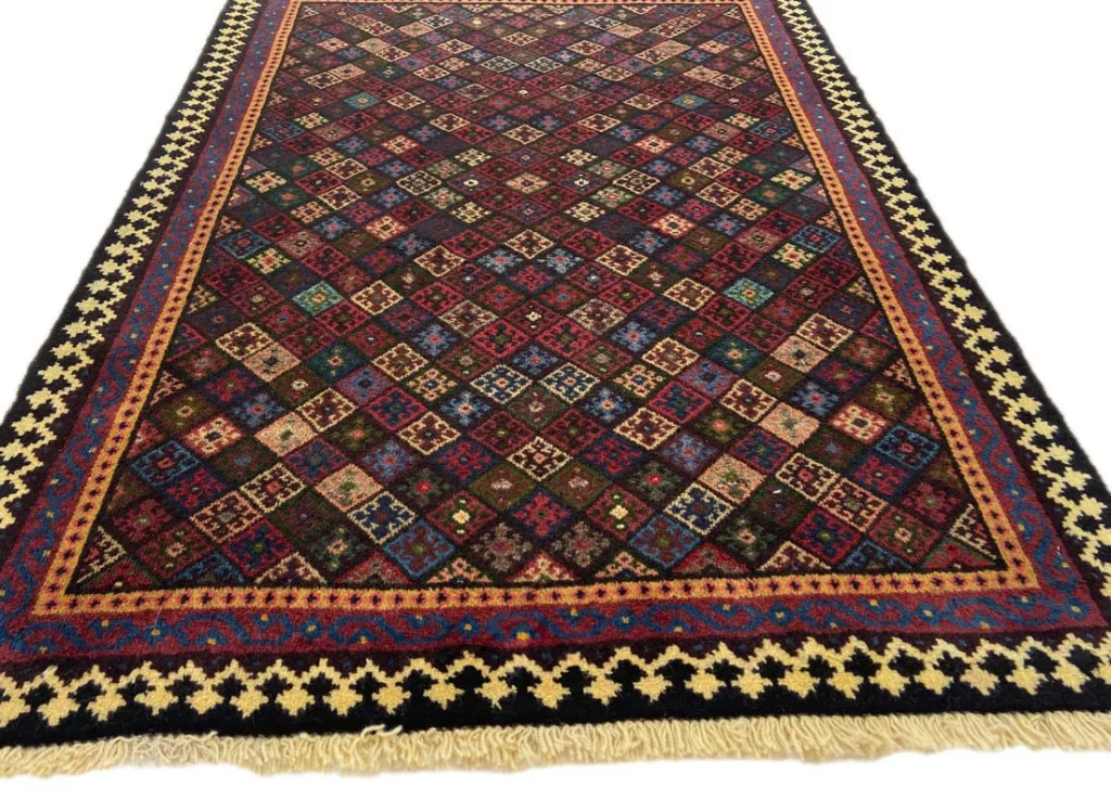 Perserteppich Fars 147 x 103 cm Schurwolle handgeknüpft