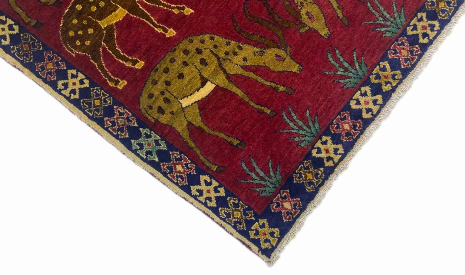 Perserteppich Gabbeh 148 x 112 cm Wolle handgeknüpft