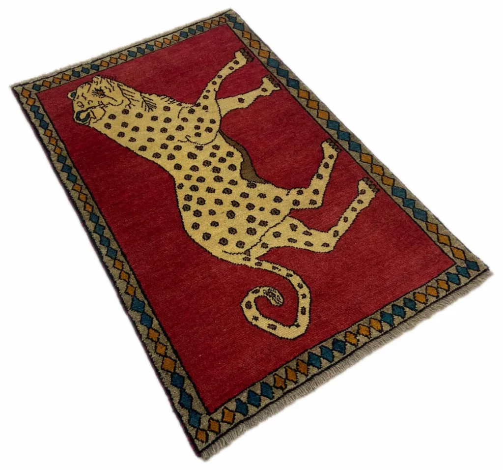 gabbeh-shuli-teppich-150-x-100-cm-90000-180000-knoten-ausgefallene-2 Perserteppich Fars 150 x 100 cm Wolle handgeknüpft
