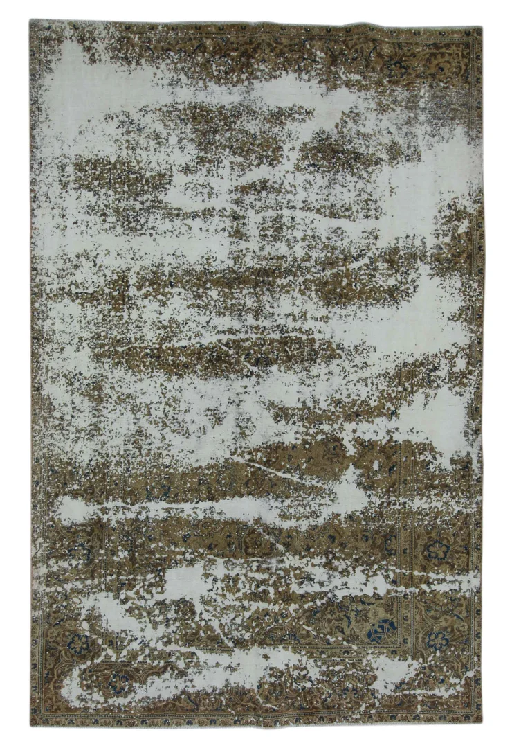 vintage-perserteppich-290-x-186-cm-handgeknupft-aufwendig-aufgearbeitet-1-1 Perserteppich 290 x 186 cm Wolle handgeknüpft