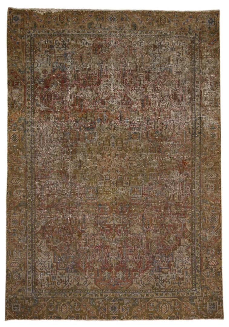 Perserteppich 303 x 210 cm Wolle handgeknüpft