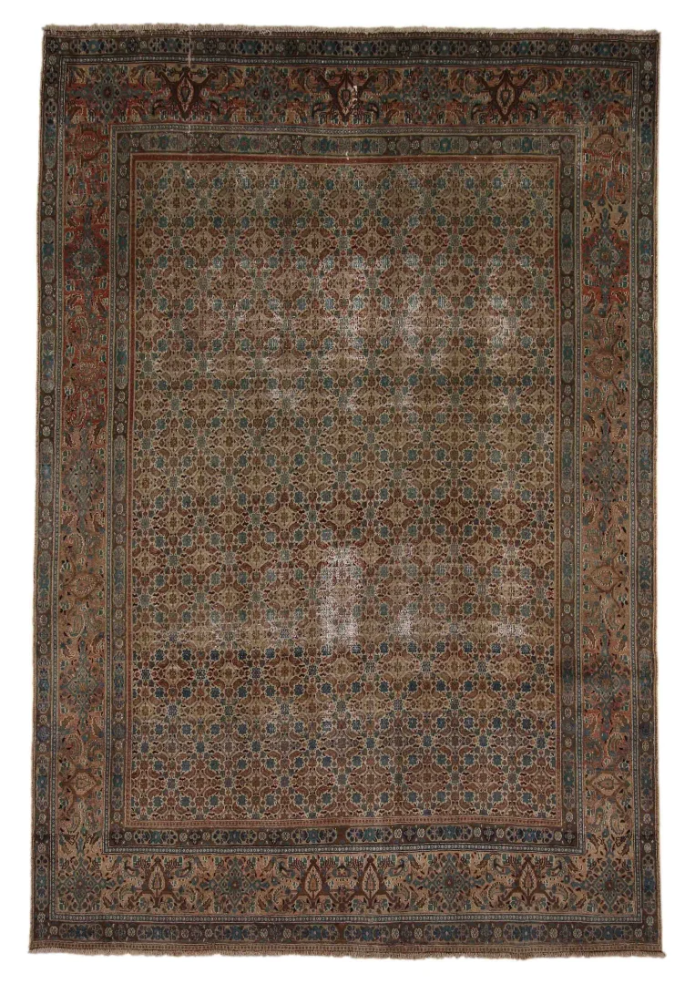 Perserteppich 306 x 210 cm Wolle handgeknüpft