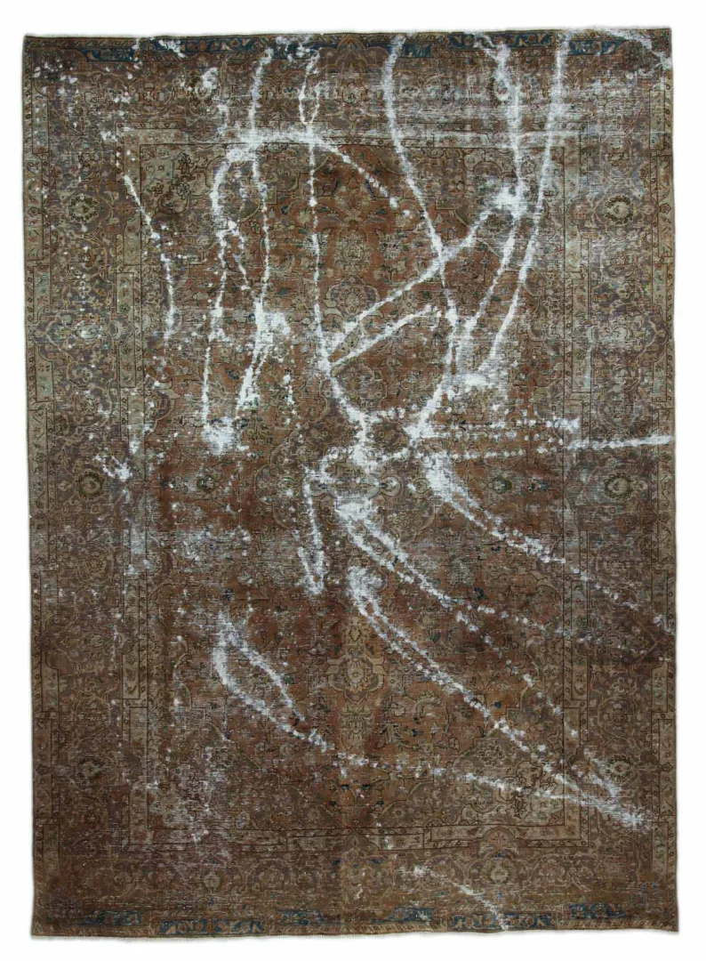Perserteppich 350 x 251 cm Wolle handgeknüpft