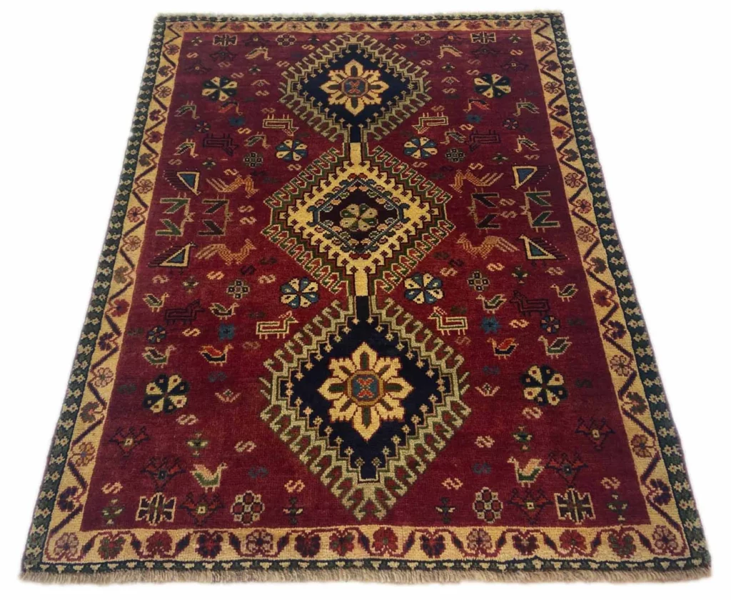 Perserteppich Fars 148 x 117 cm Wolle handgeknüpft